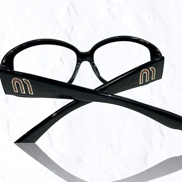 Miu Miu Accessories - ONE DAY SALE MIU MIU POLYAMIDE BLACK ROUND SUNGLASSES